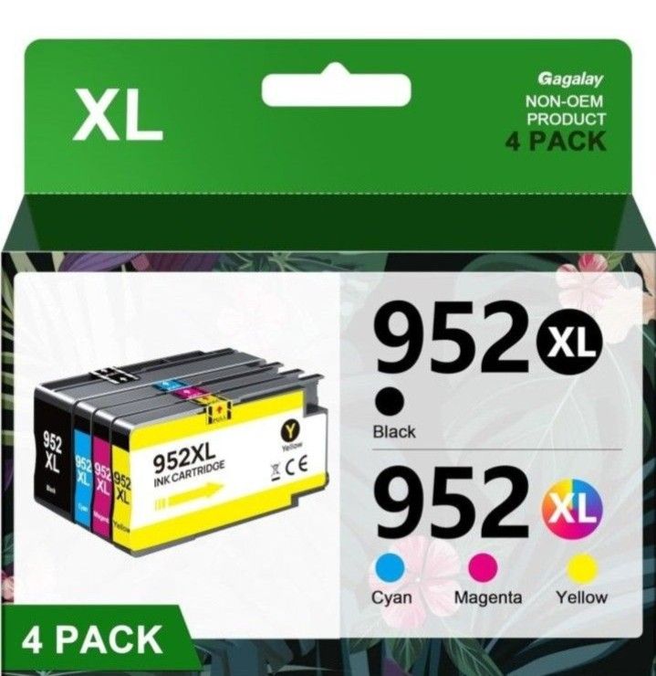 952XL Ink Cartridges Combo Pack Latest Upgrade Replacement