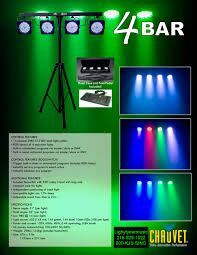 Chauvet 4 led par can