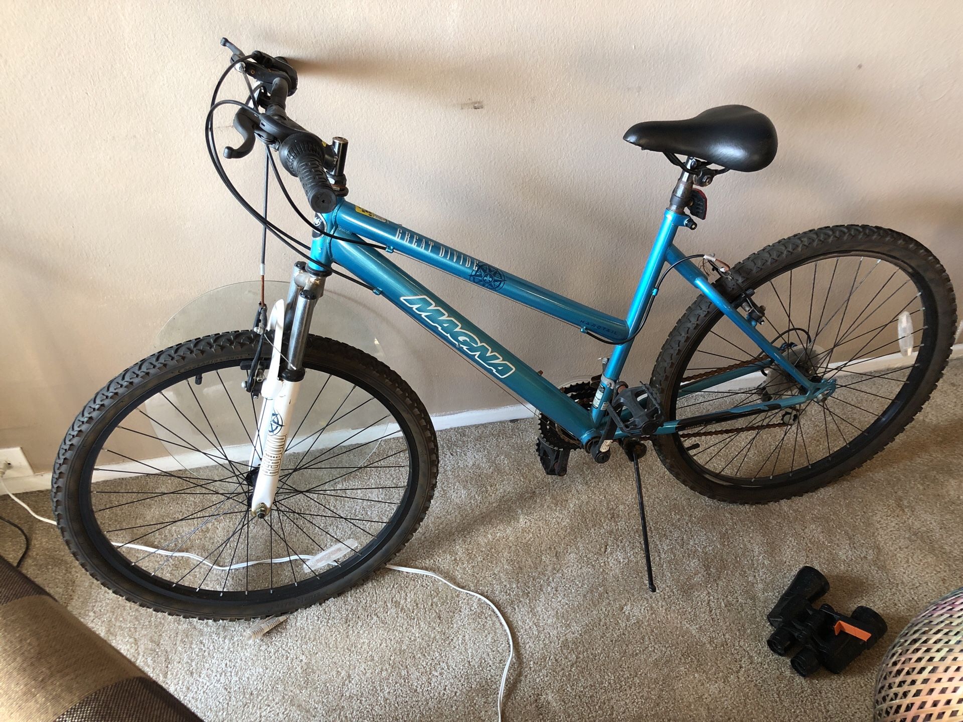 Women’s blue magna great divide mountain bike 24 inch