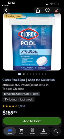 Chlorine tablets