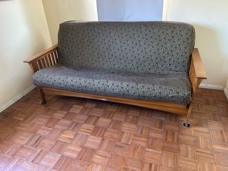 Futon bed with cover