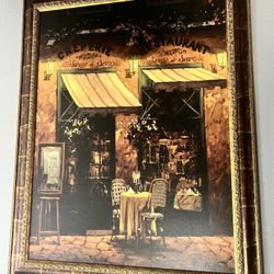 Two Paintings & Mirror