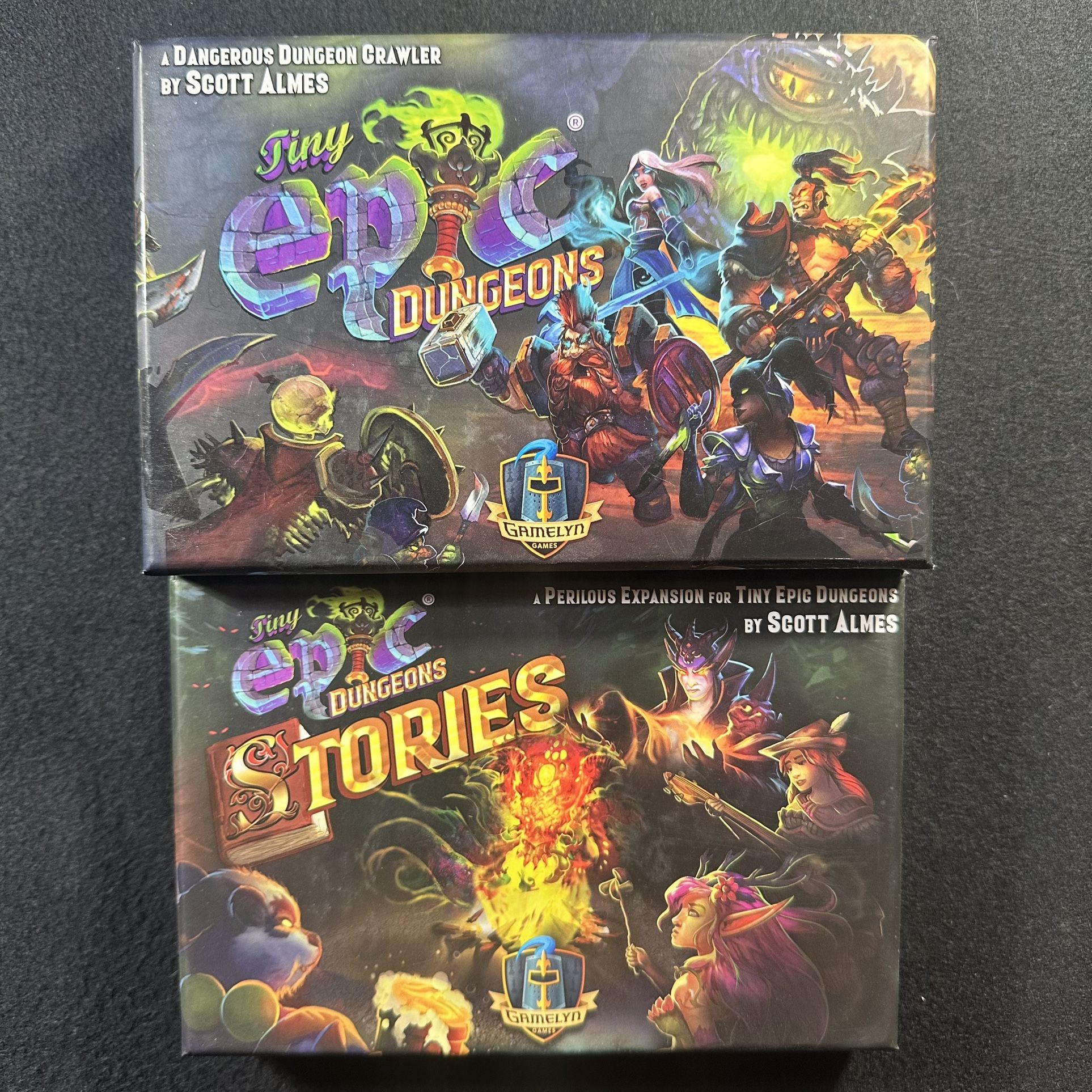 Tiny Epic Dungeons +expansion Board Game Read Description 
