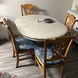 Dining table with 4 chairs