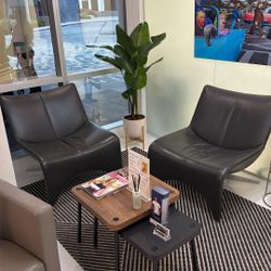 Accent Chair Leather 