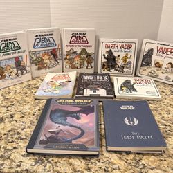 Collection of various Star Wars books