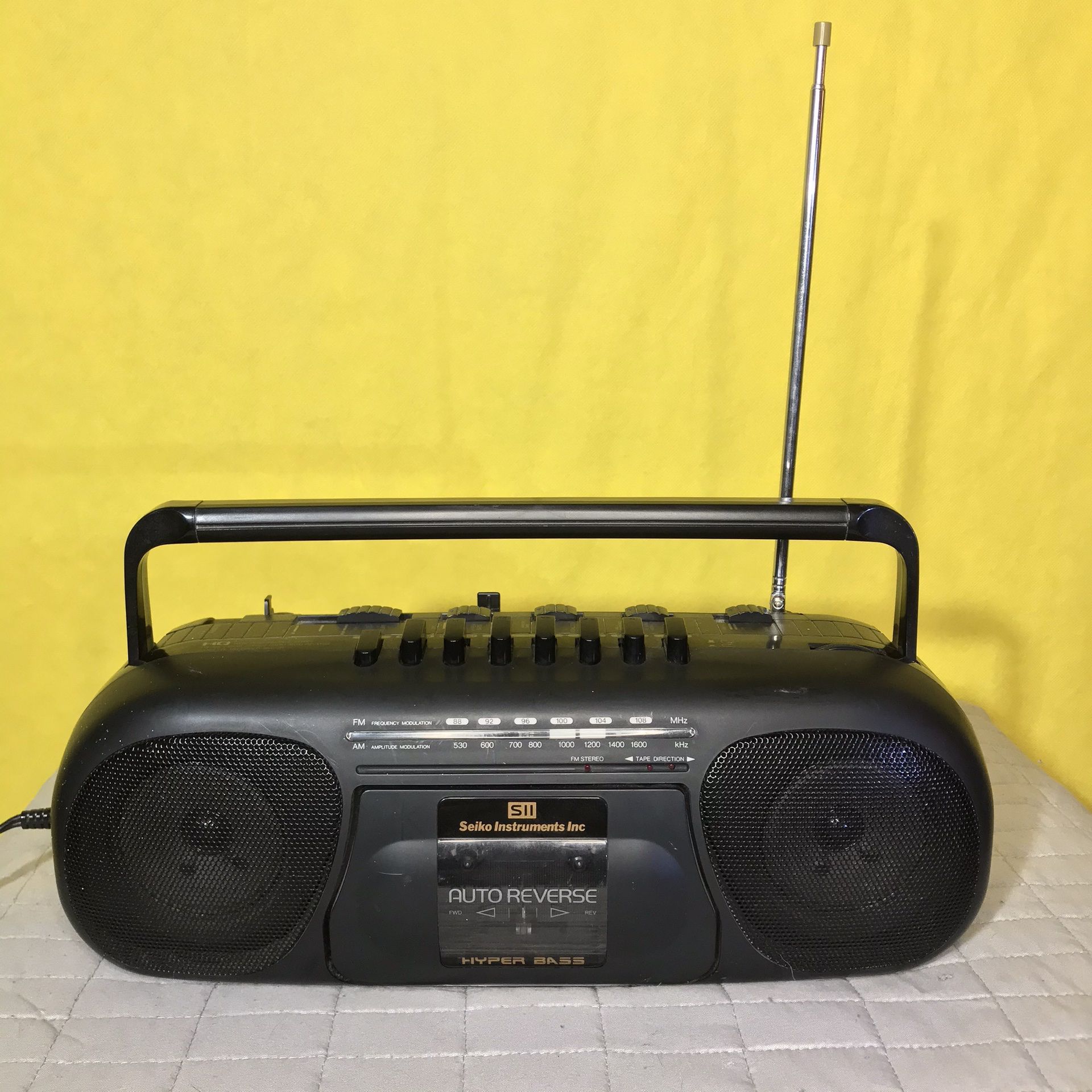 Seiko Instruments Inc. High Performance Series FM / AM 2 Band Stereo Radio  Auto Reverse Cassette Recorder SKC-3RX for Sale in San Marcos, TX - OfferUp
