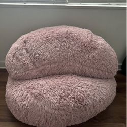 Comfortable sofa totally pink