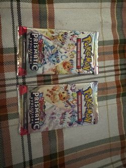 Pokémon Scarlet & Violet Prismatic Evolutions Booster Packs