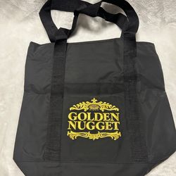 Vintage Golden Nugget black tote bag