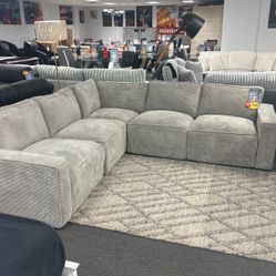 Beautiful Beige Power Reclining Sofa Sectional $1599!!