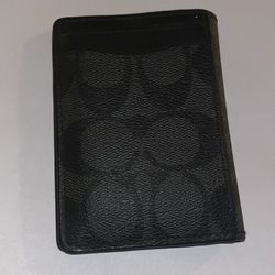 Coach Signature Canvas Wallet