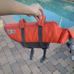 Kyjen Outward Hound PupSaver Ripstop Life Jacket Orange (Medium)