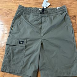 NWT Caterpillar men’s cargo shorts size M 34