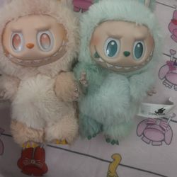 Serenity and Happiness Labubu!💚🧡💛