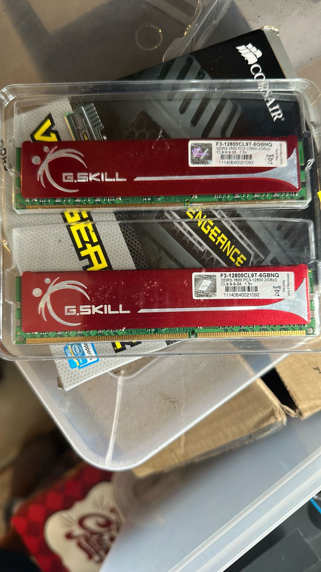 G.skill Ddr3 2gb X 2 Sticks (4gb Total)