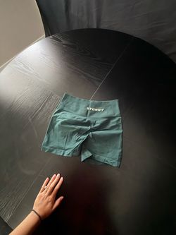 Stunny Green Seamless Biker Shorts