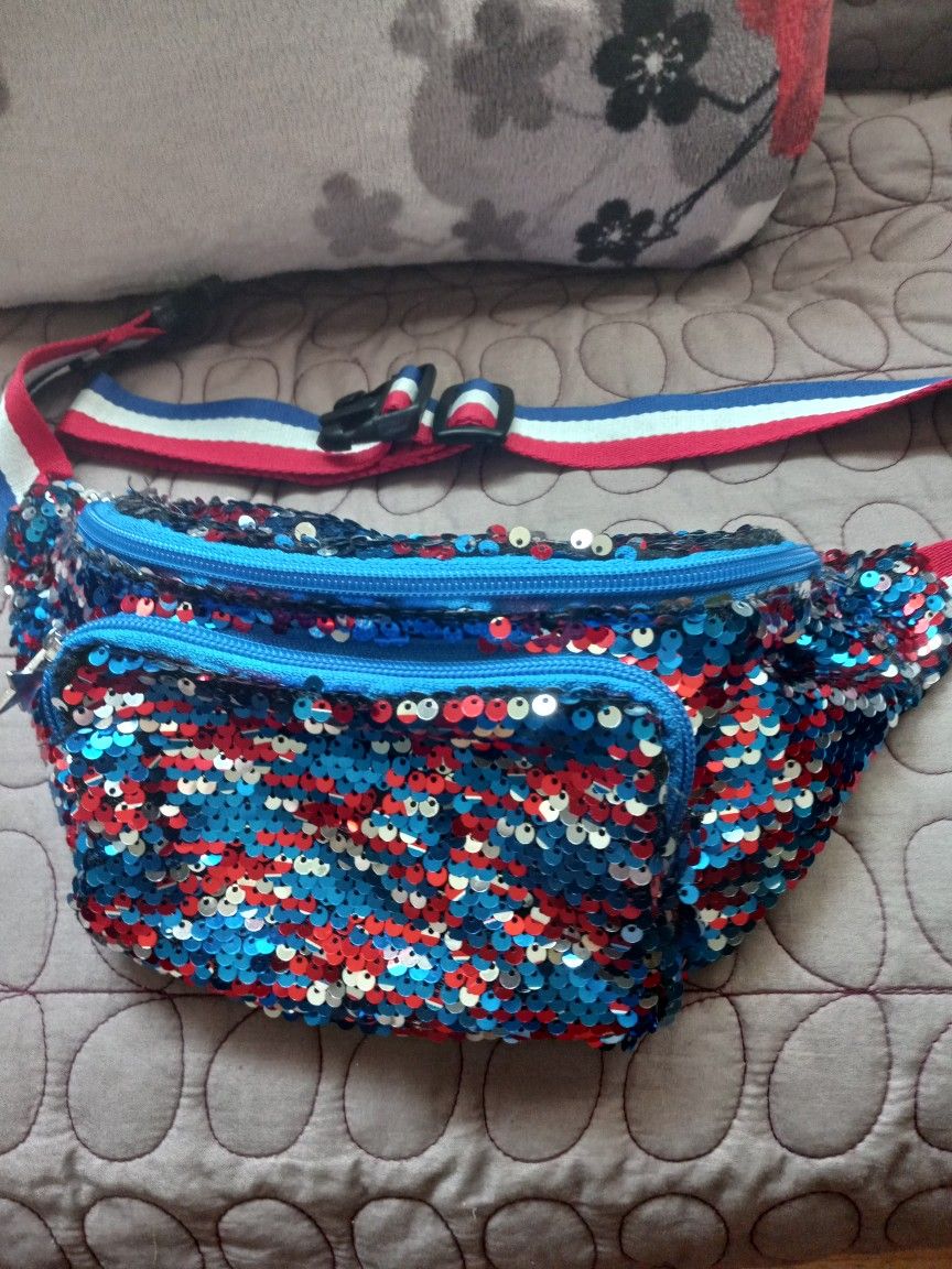 Patriotic Design Crossbody Waist Bag