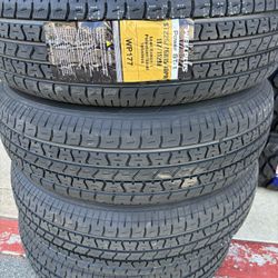 4x ST Trailer Tires 225x75-15 10 Ply $300 