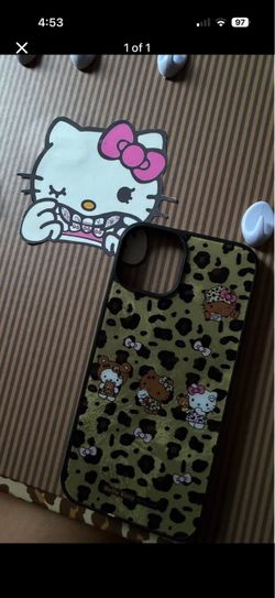 Hello Kitty Leopard Print iPhone Case