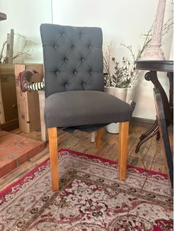 Grey Fabric Chair