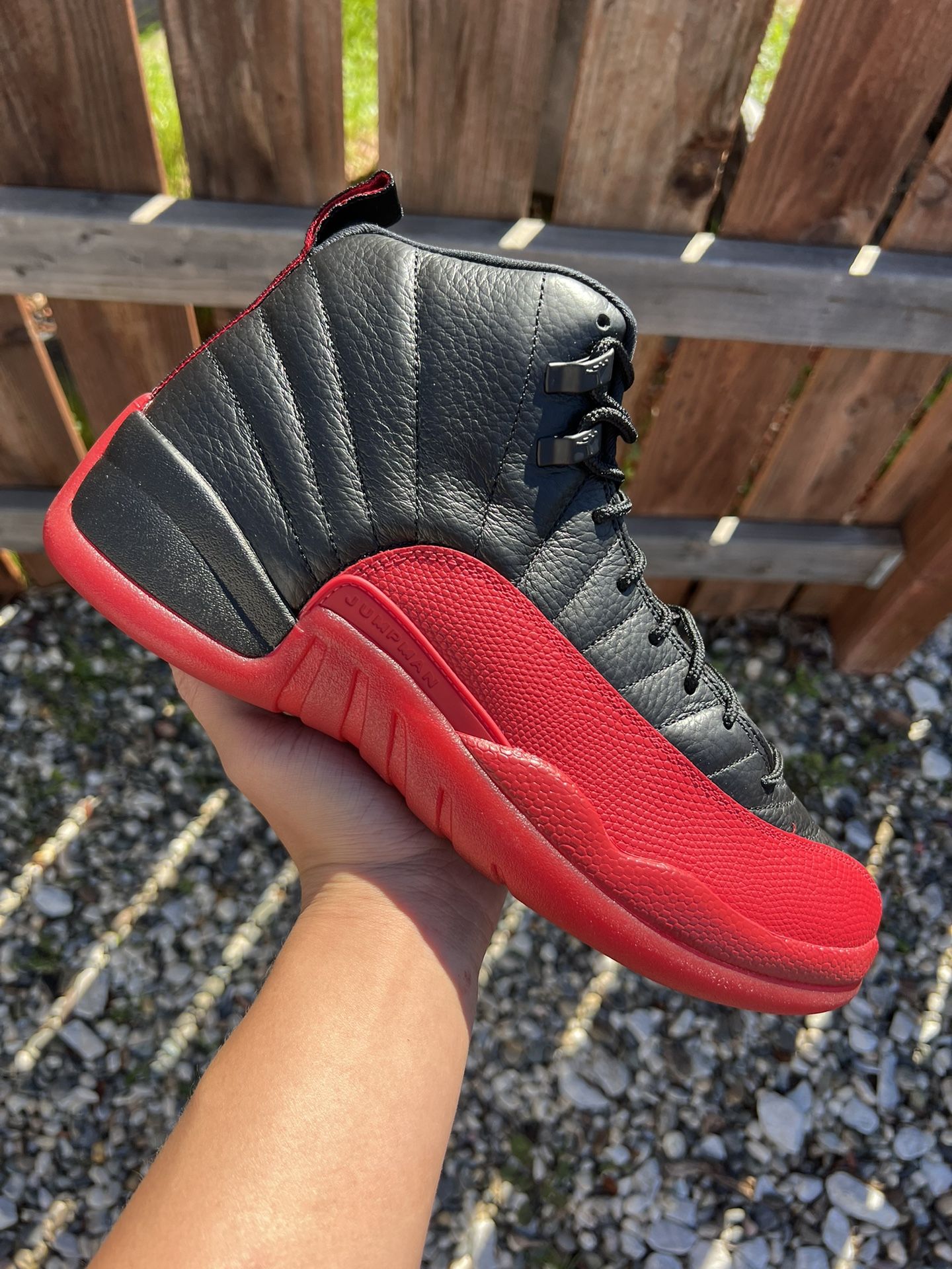 Jordan 12 Flu Game (Size 6.5Y, 9, 10, 11, 12)