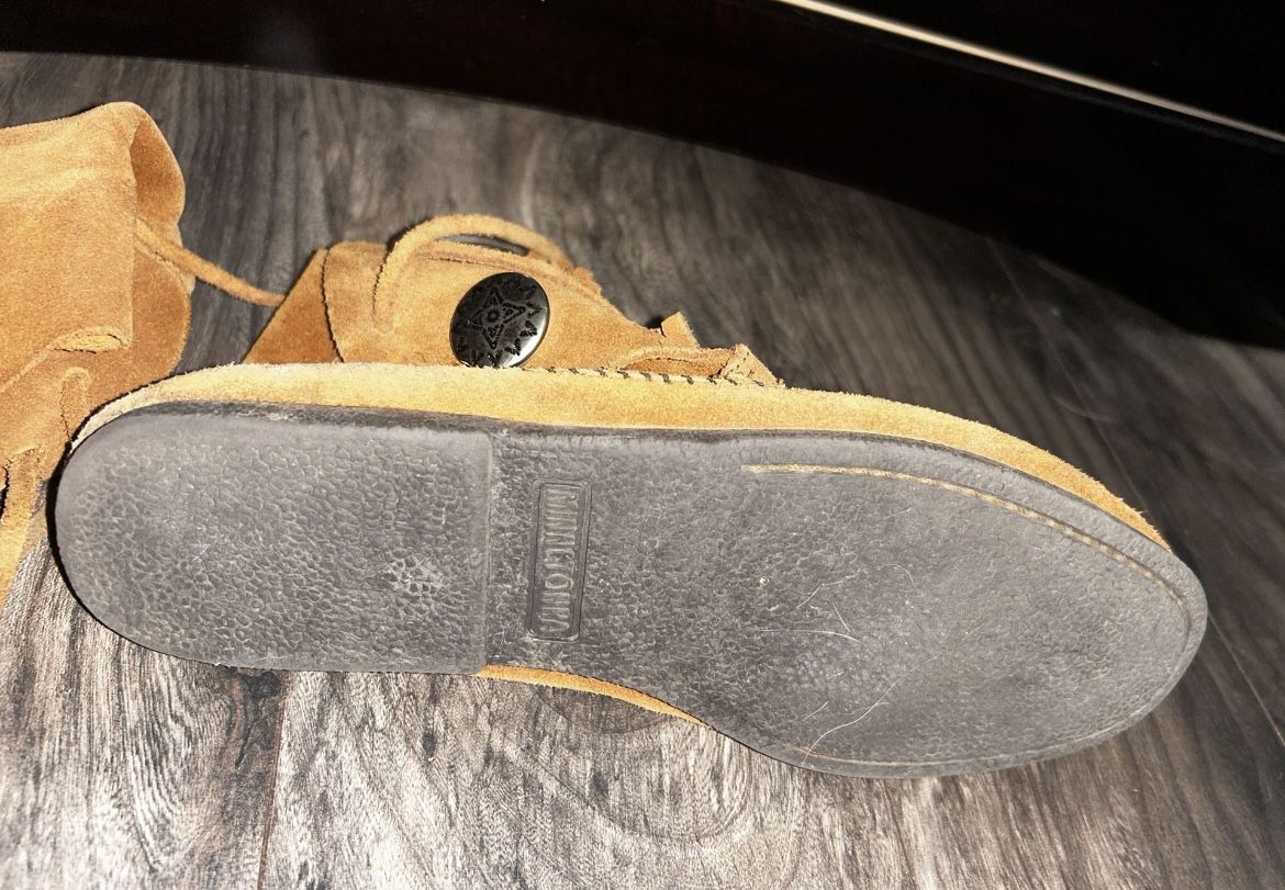 Minnetonka Moccasin Two Button Boots