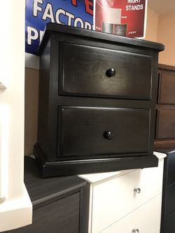Brand new pinewood nightstand perfect size available in multiple colors