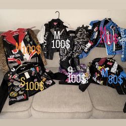 AZALEA WANG/MOTOR LEATHER JACKETS