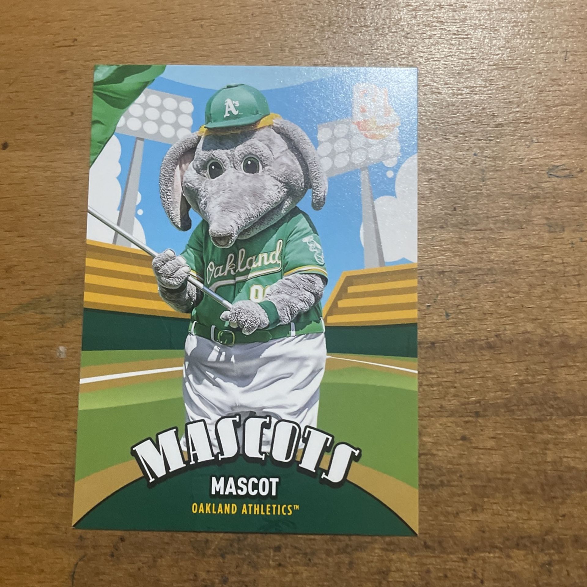 2024 BIG LEAGUE OAKLAND ATHLETICS MASCOT CARD