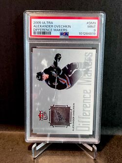 🔥 2005-06 Fleer Ultra Difference Makers RC Insert Alex Ovechkin #DM9 PSA 9