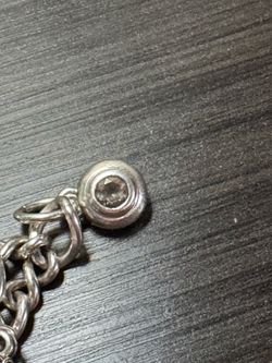 James Avery White Sapphire Remembrance Sterling Silver Charm April Retail $190