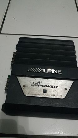Alpine amplifier v power
