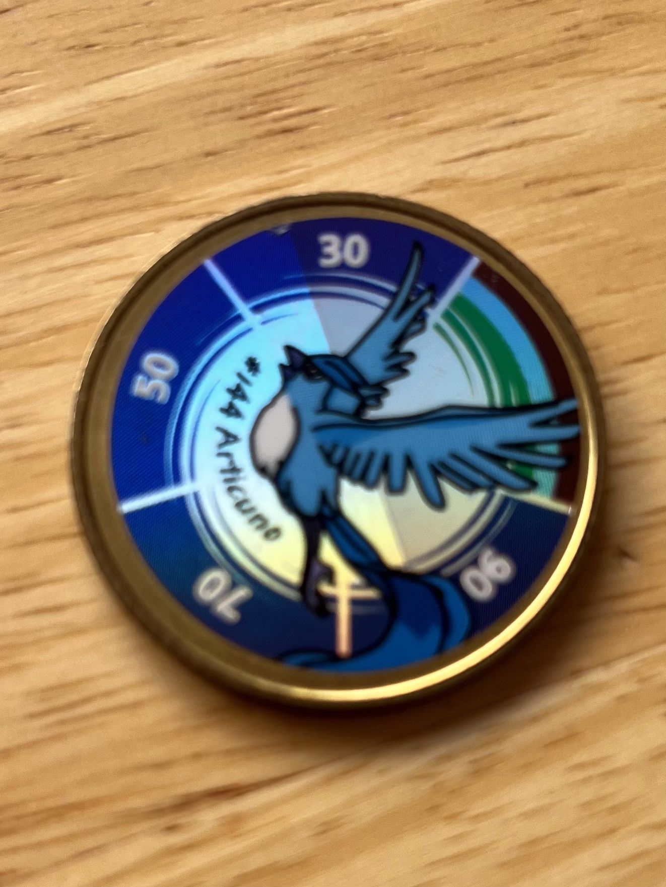 Pokémon #144 Articuno Coin.