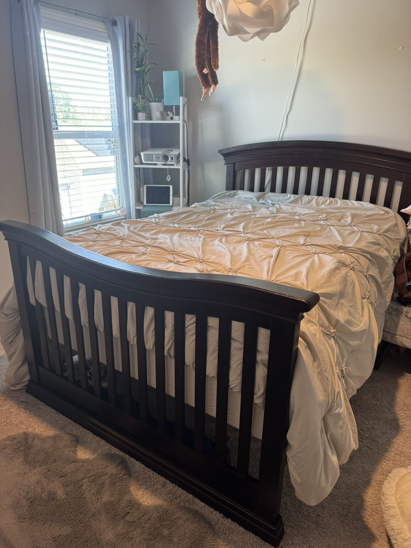 Full Size Wooden Bed Frame. Chest of Drawers. Dresser.