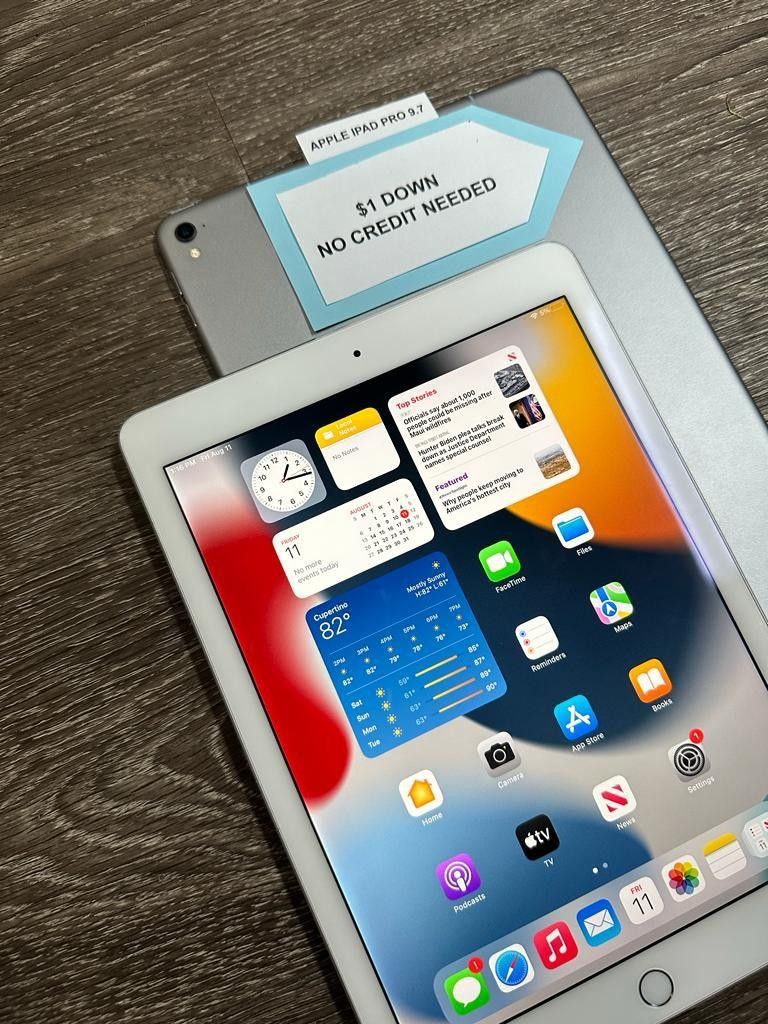 Apple Ipad Pro 9.7inch Tablet PAYMENTS AVAILABLE FOR AS LOW AS $1 DOWN NO CREDIT NEEDED