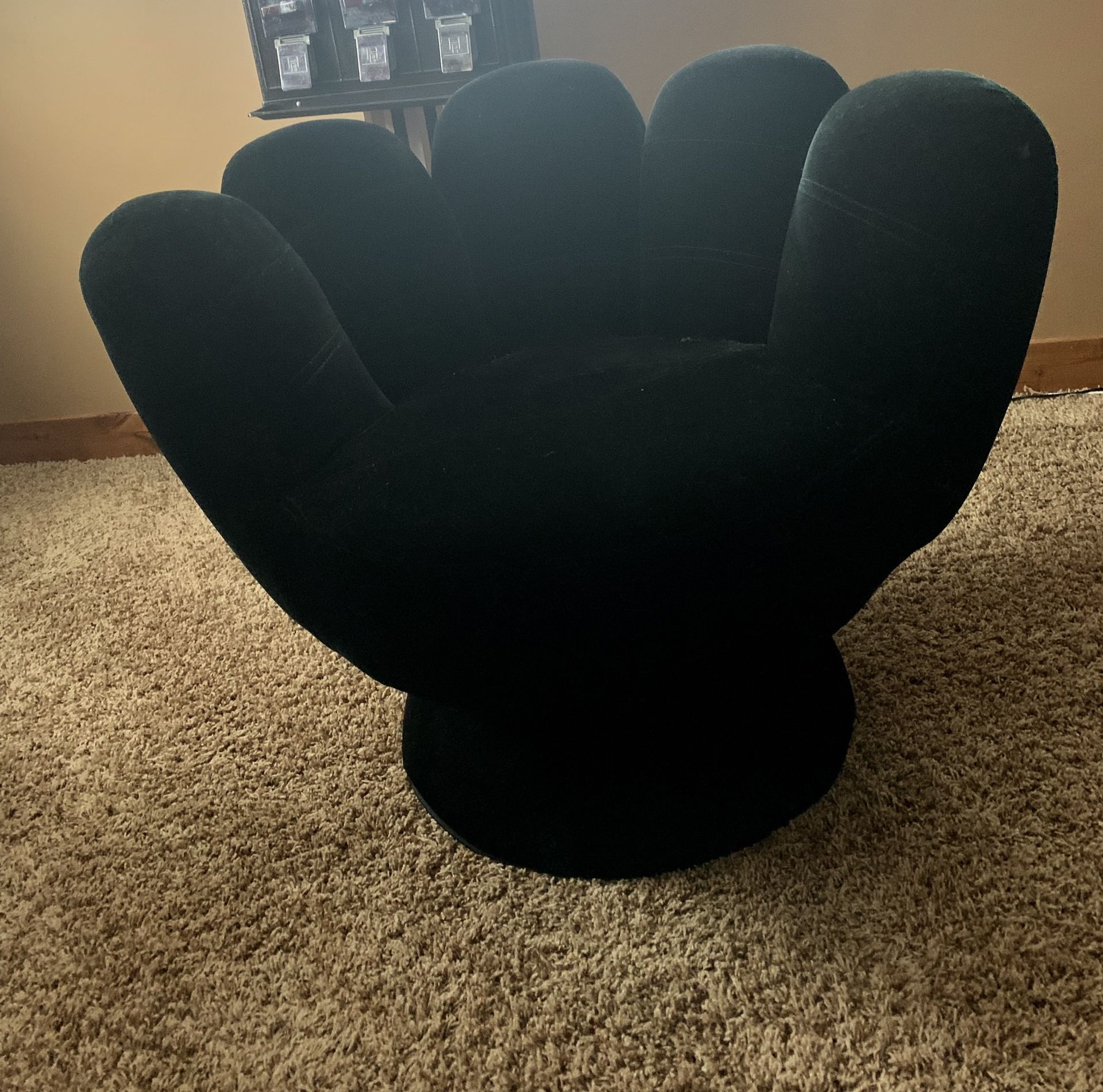 Black Hand Shaped Chair