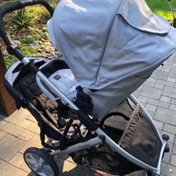 Britax Stroller And Second Stand