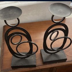 Home Decor Candle Holders 2 Piece 