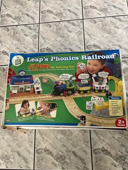 Leap Frog Leaps Phonics Railroad Complete Set Box Preschool Train Set Songs