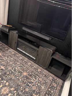 TV Stand Dark Grey 290$