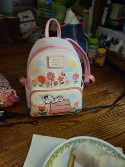 Peanuts mini loungefly backpack