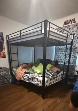 Full over full bunk bed