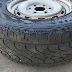 16"-6 Lugs Spare Rim With Tire.