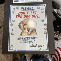 Collector Metal Sign