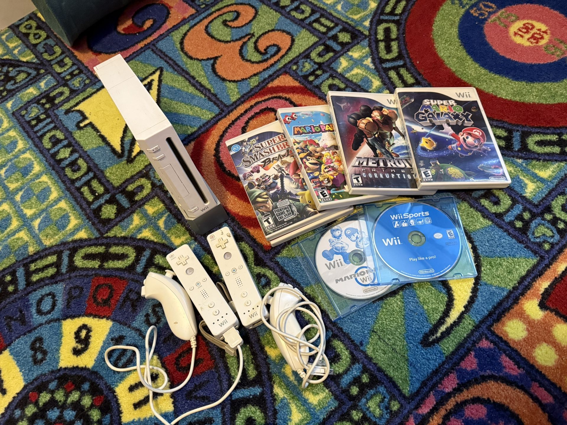 Nintendo Wii With Games