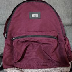 PINK Victoria's Secret Burgundy Backpack 
