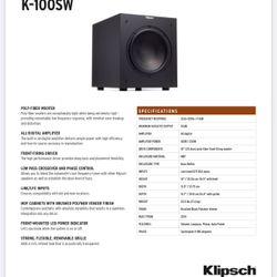 Klipsch Subwoofer 