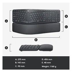 Ergonomic Keyboard - ERGO K860 Logitech
