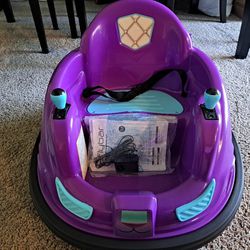 FLYBAR ELECTRIC TODDLER BUMPER CAR-360W/ MANUAL & CHARGER